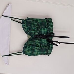 Selkie Beth Plaid Shakespeare Top